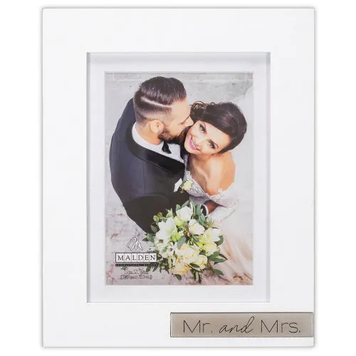 Mr. & Mrs. 5x7 Photo Frame