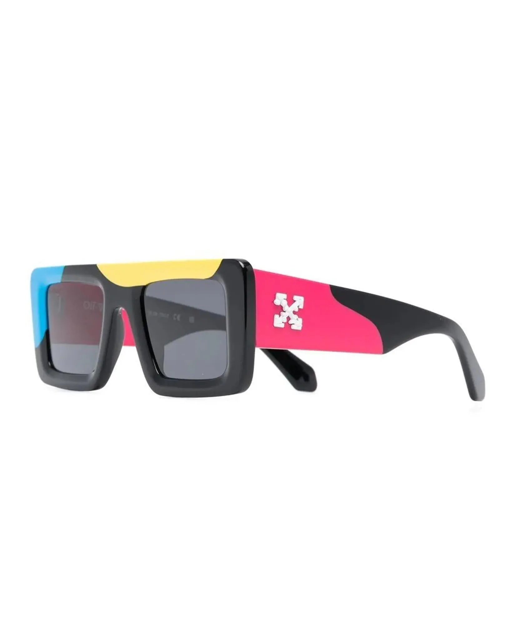 Off-White Seattle Sun Glasses Multicolor Yellow Dark