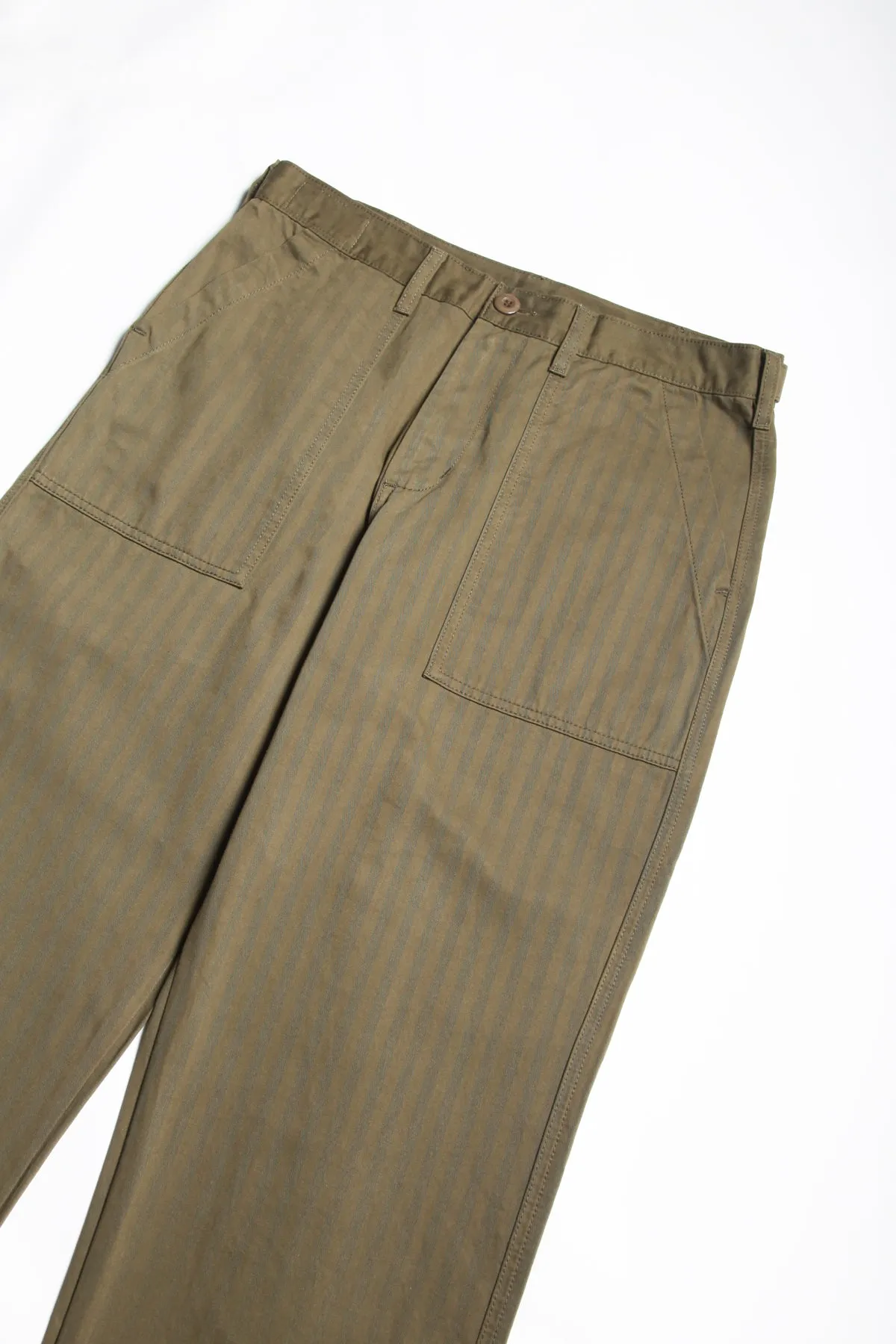 Okonkwo MFG - OG107 Fatigue Pants - Olive Herringbone