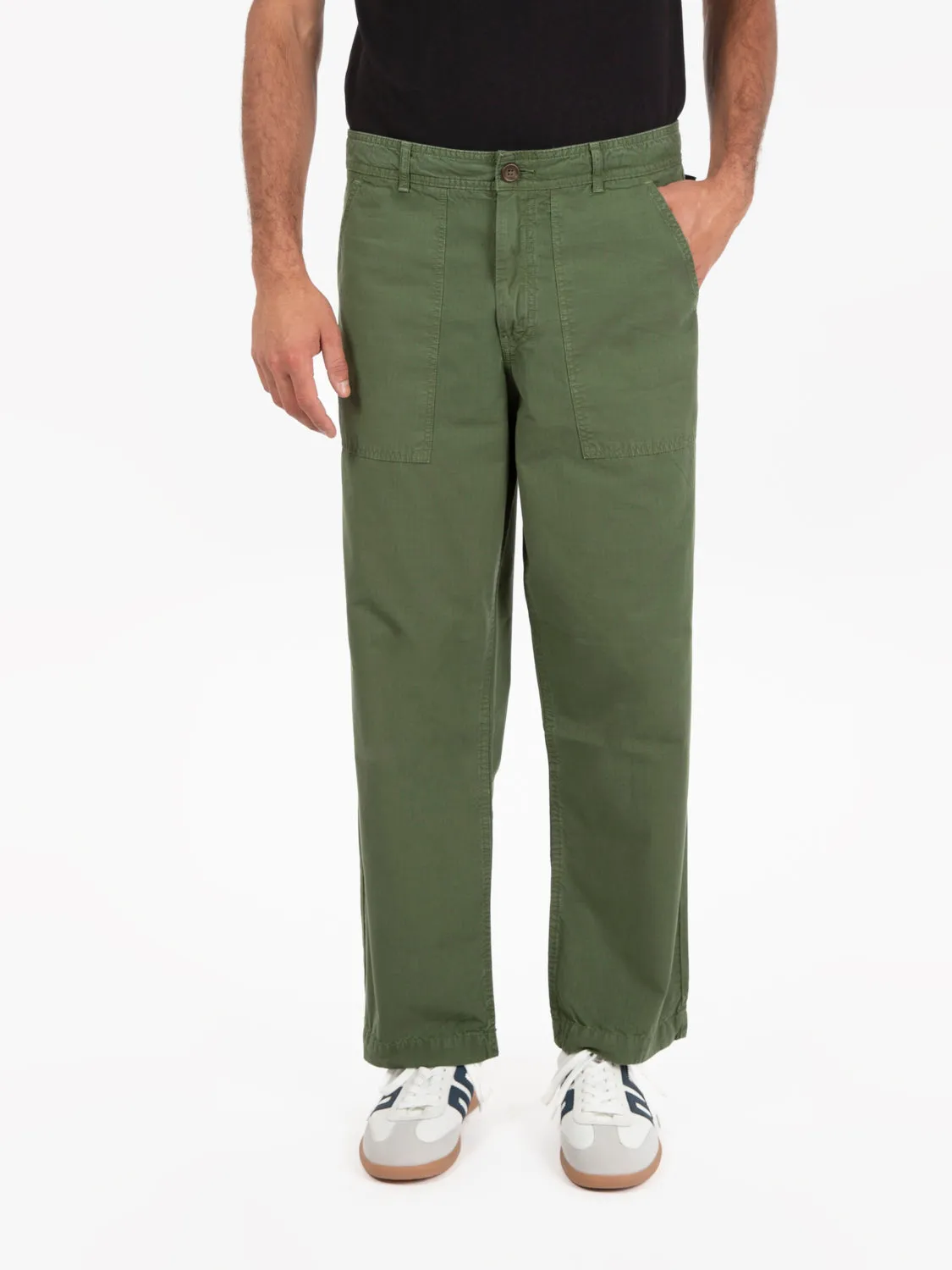 Pantaloni Milton fatigue green loden