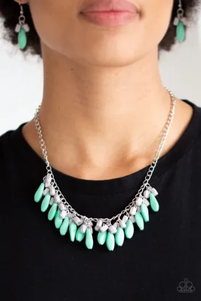 Paparazzi Accessories - Bead Binge - Green Necklace