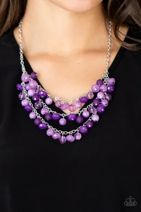 Paparazzi Accessories - Fairytale Timelessness - Purple Necklace