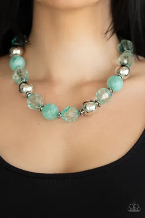 Paparazzi Accessories - Very Voluminous - Green Necklace