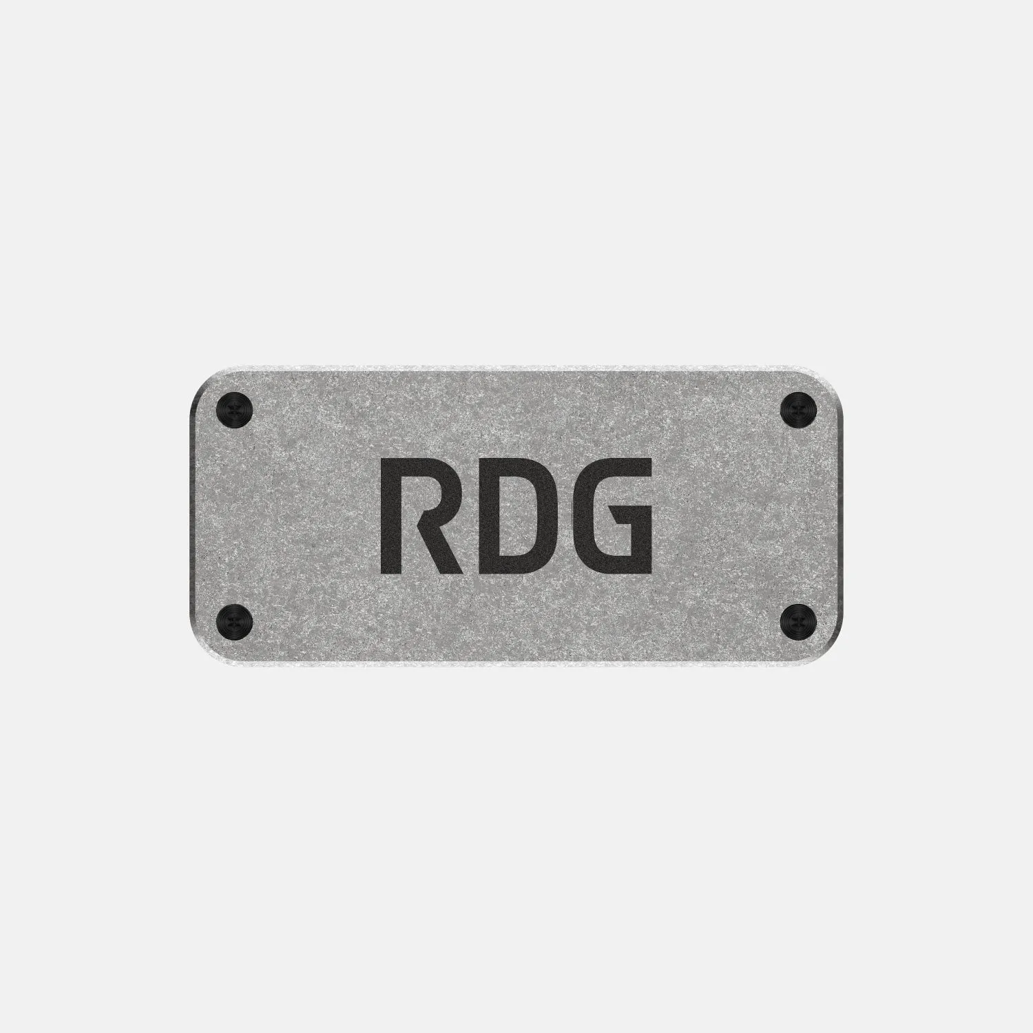 Personalized Logo Plate - Stonewashed Titanium