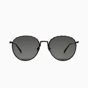 Polarized Corpus / Matte Black Titanium /  Black Lens