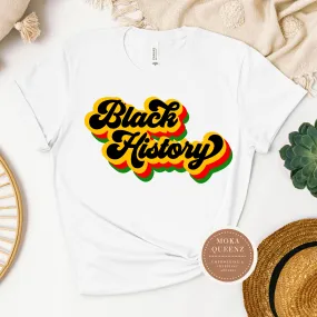 Retro Black History T Shirt