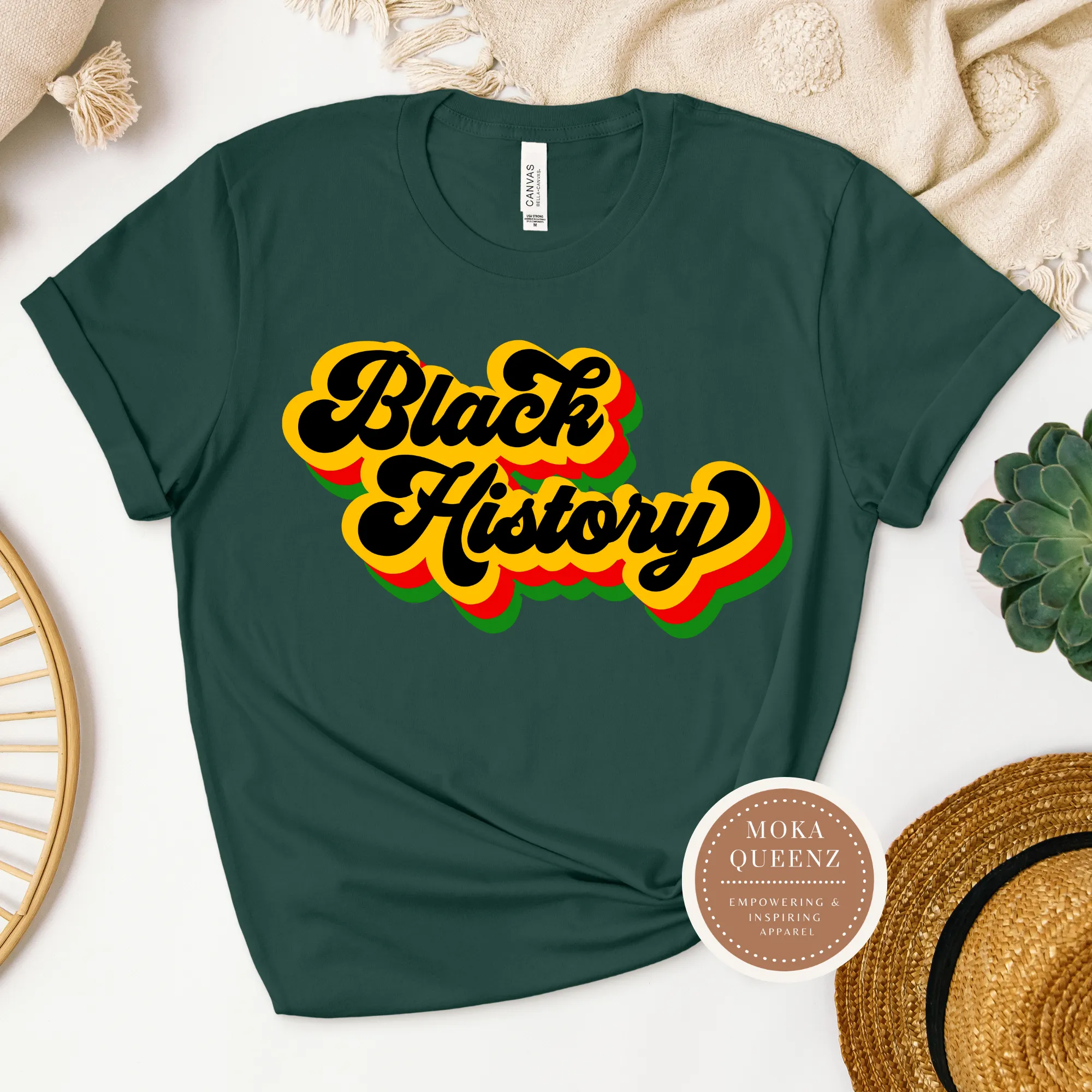 Retro Black History T Shirt