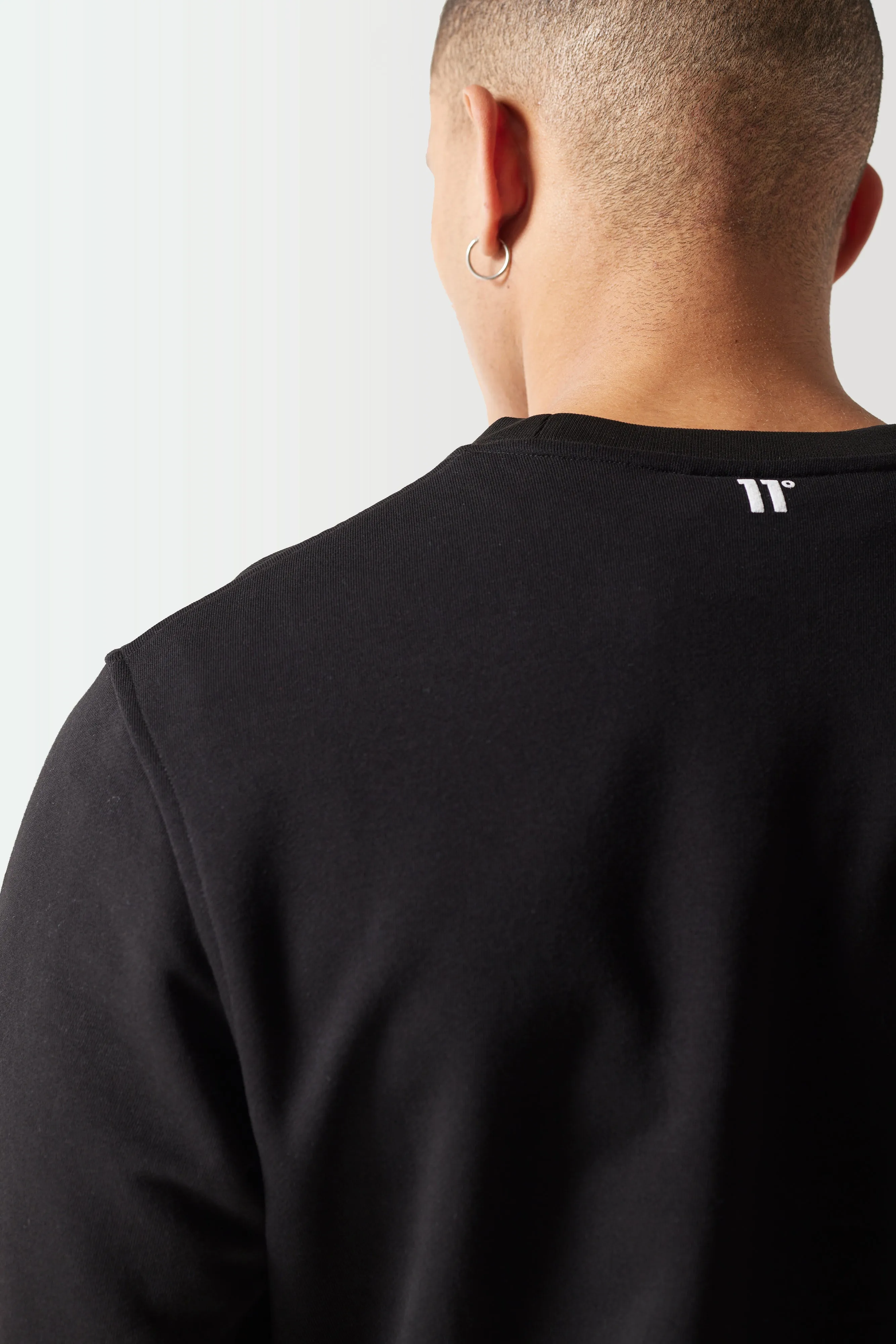 Retro Taped Sweatshirt - Black