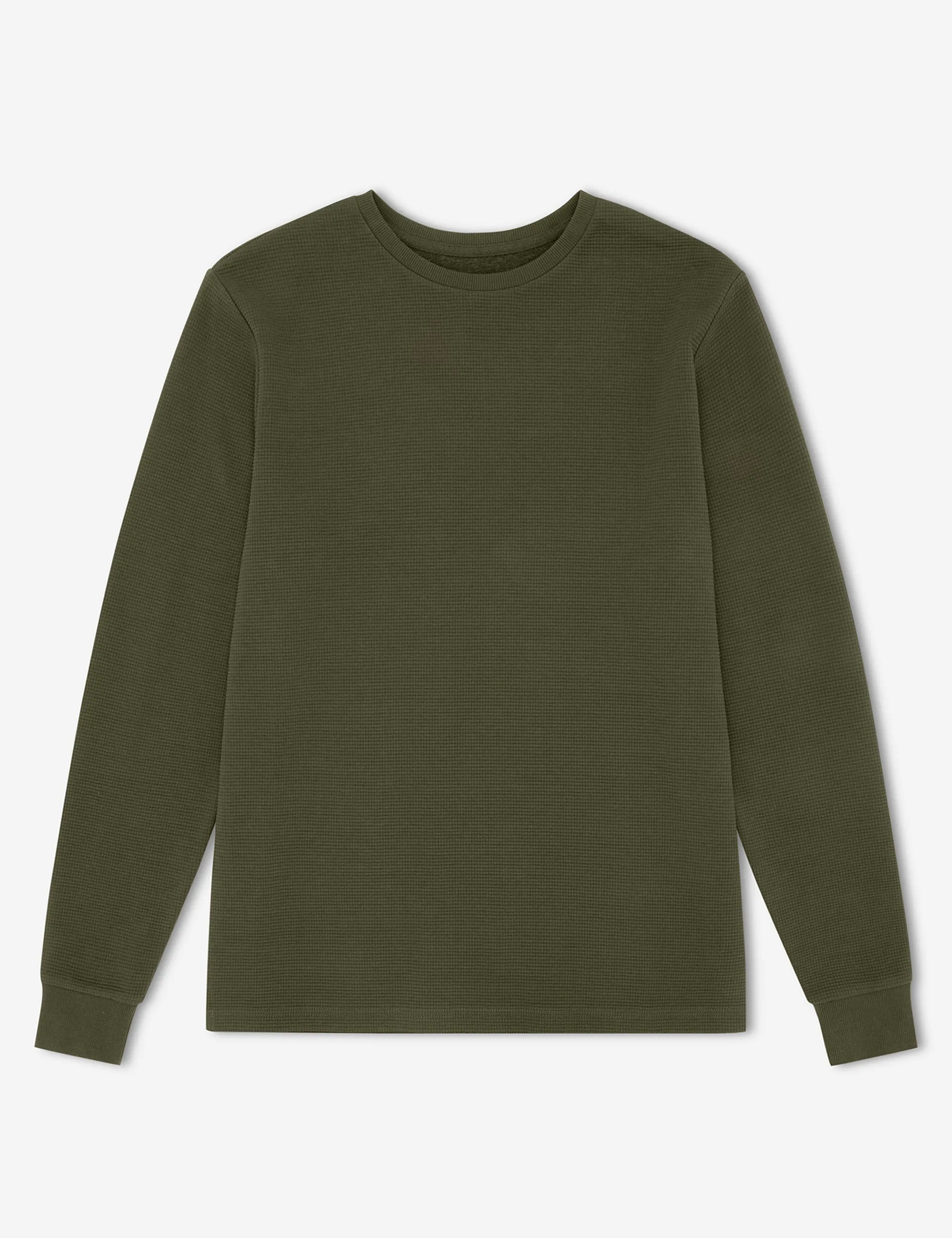 Smith Long Sleeve Waffle - Fatigue