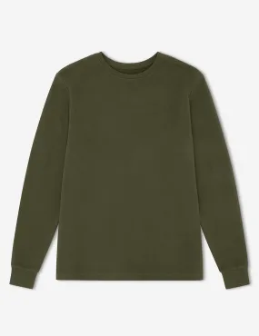 Smith Long Sleeve Waffle - Fatigue