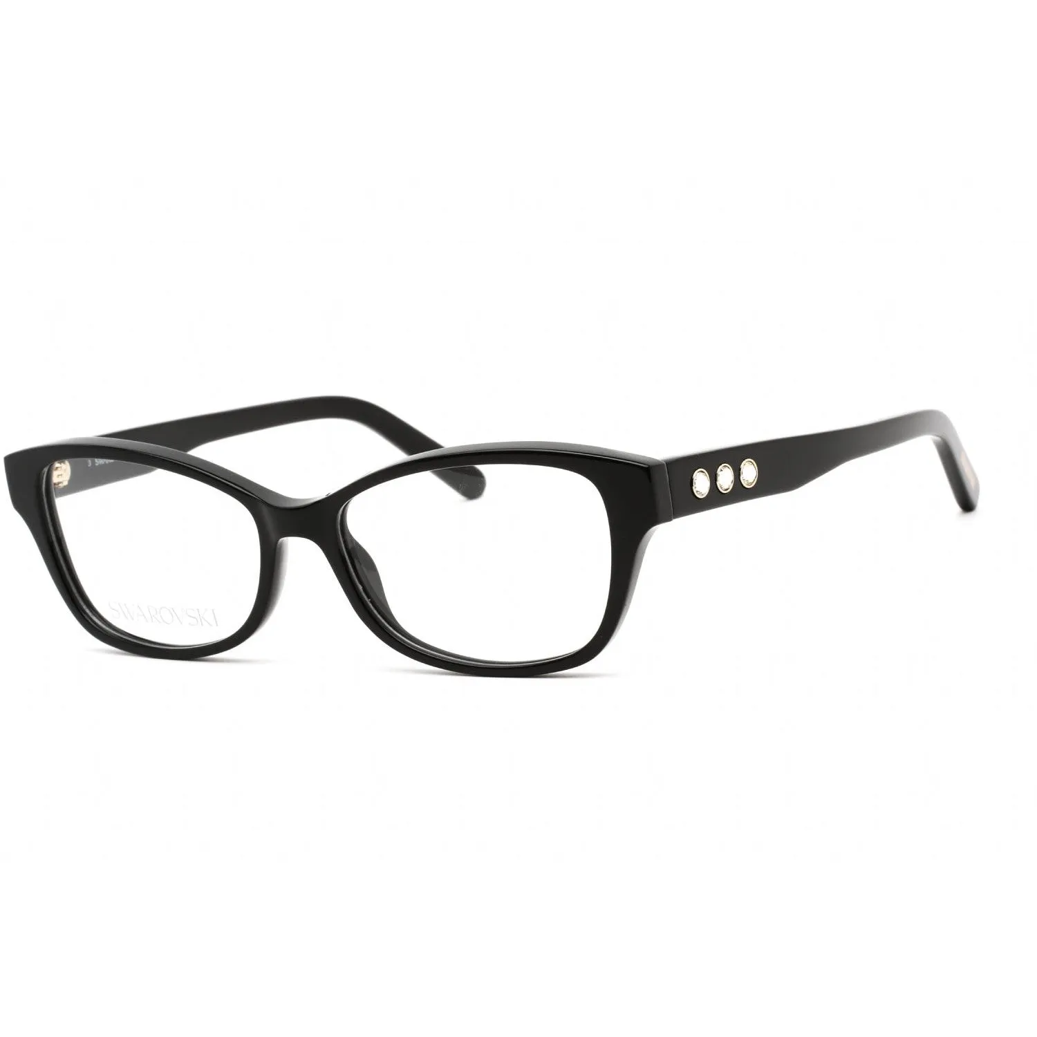 Swarovski SK5430 Eyeglasses Shiny Black / Clear Lens