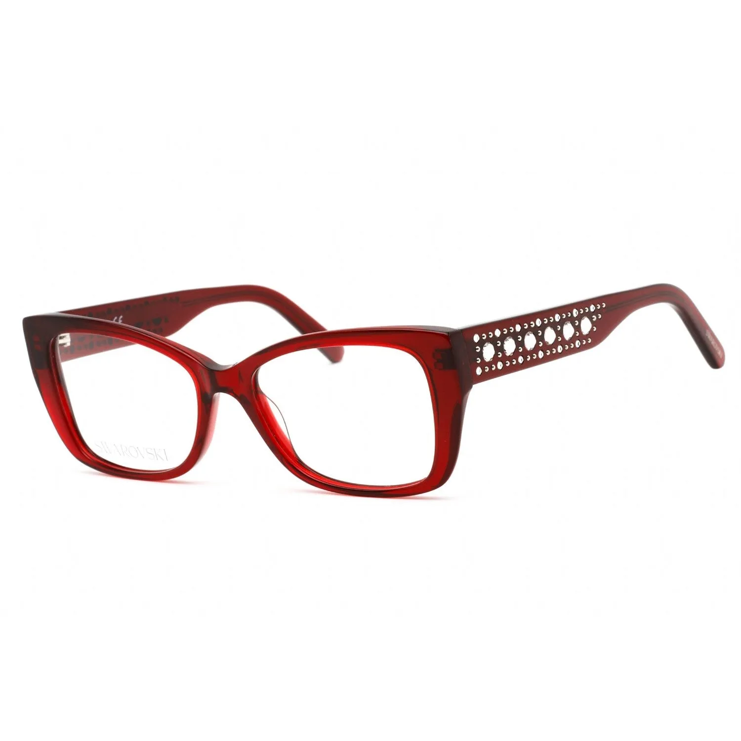 Swarovski SK5452 Eyeglasses Red/other / Clear Lens