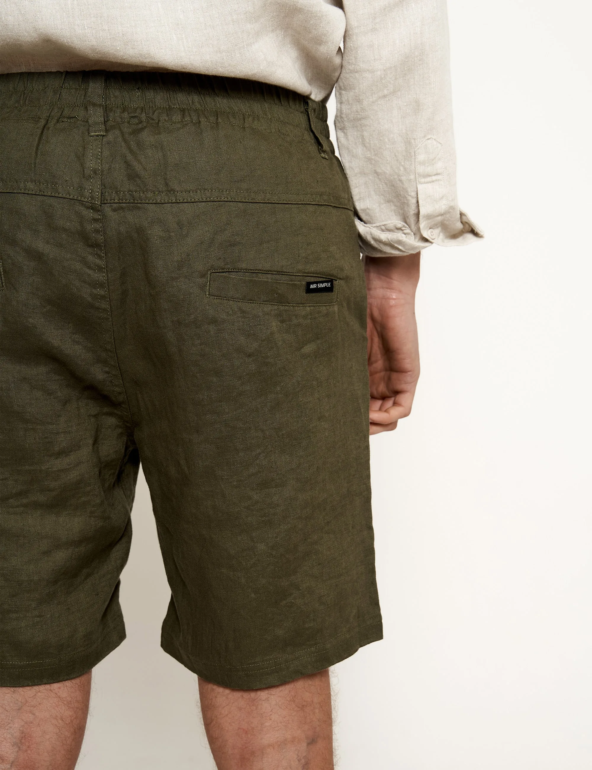 Tanner 2.0 Linen Shorts - Fatigue