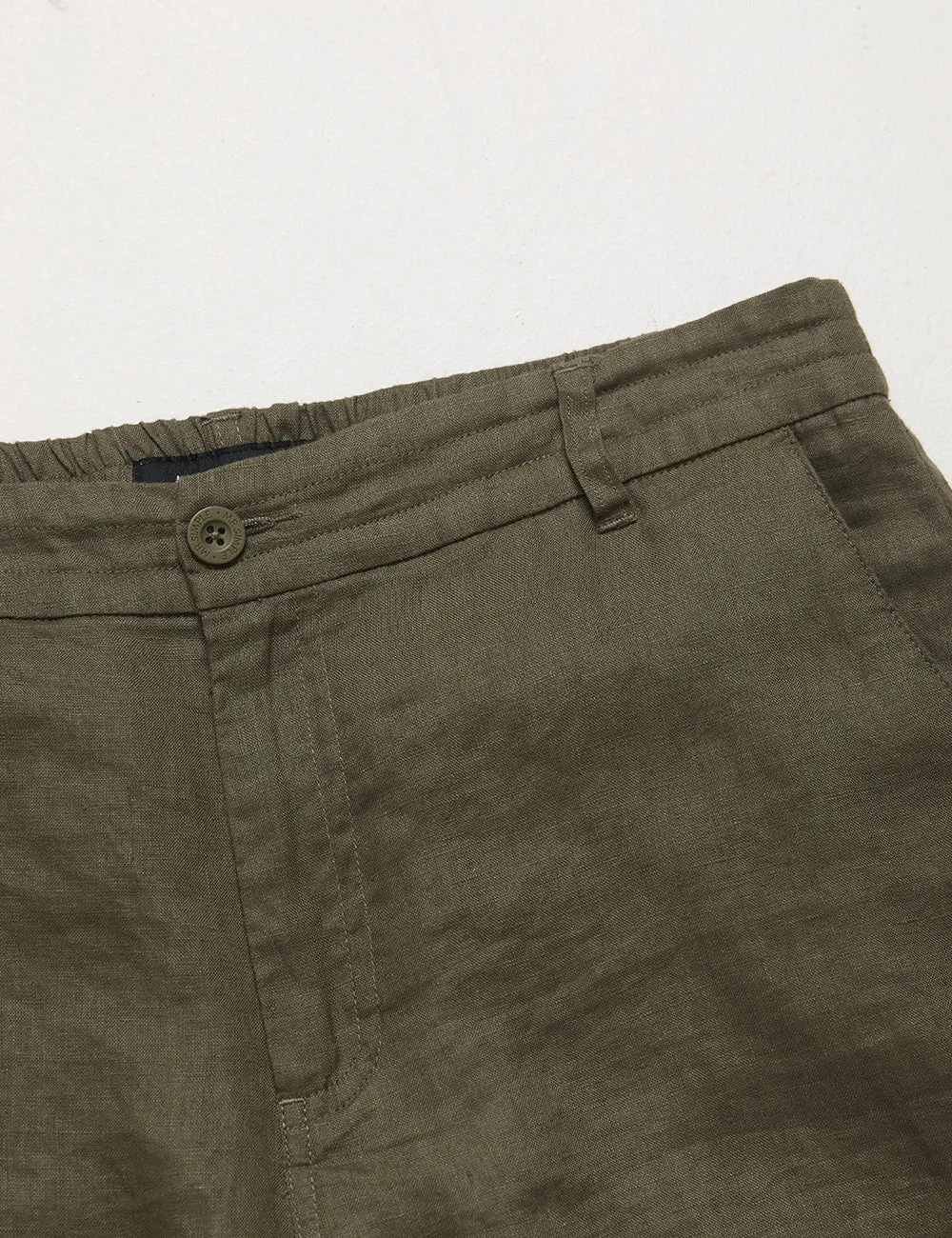 Tanner 2.0 Linen Shorts - Fatigue