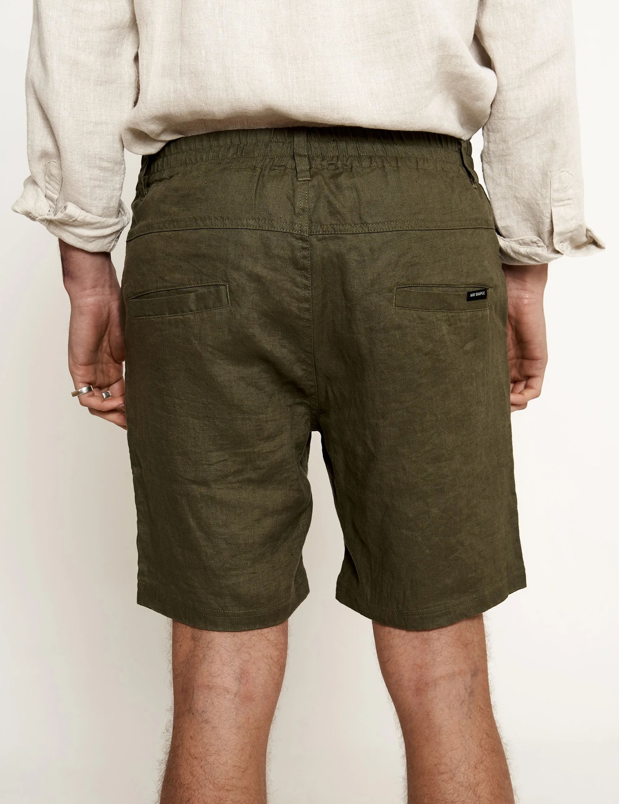 Tanner 2.0 Linen Shorts - Fatigue