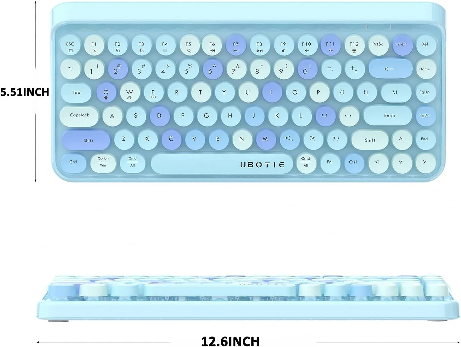 Teclado Retro Blue