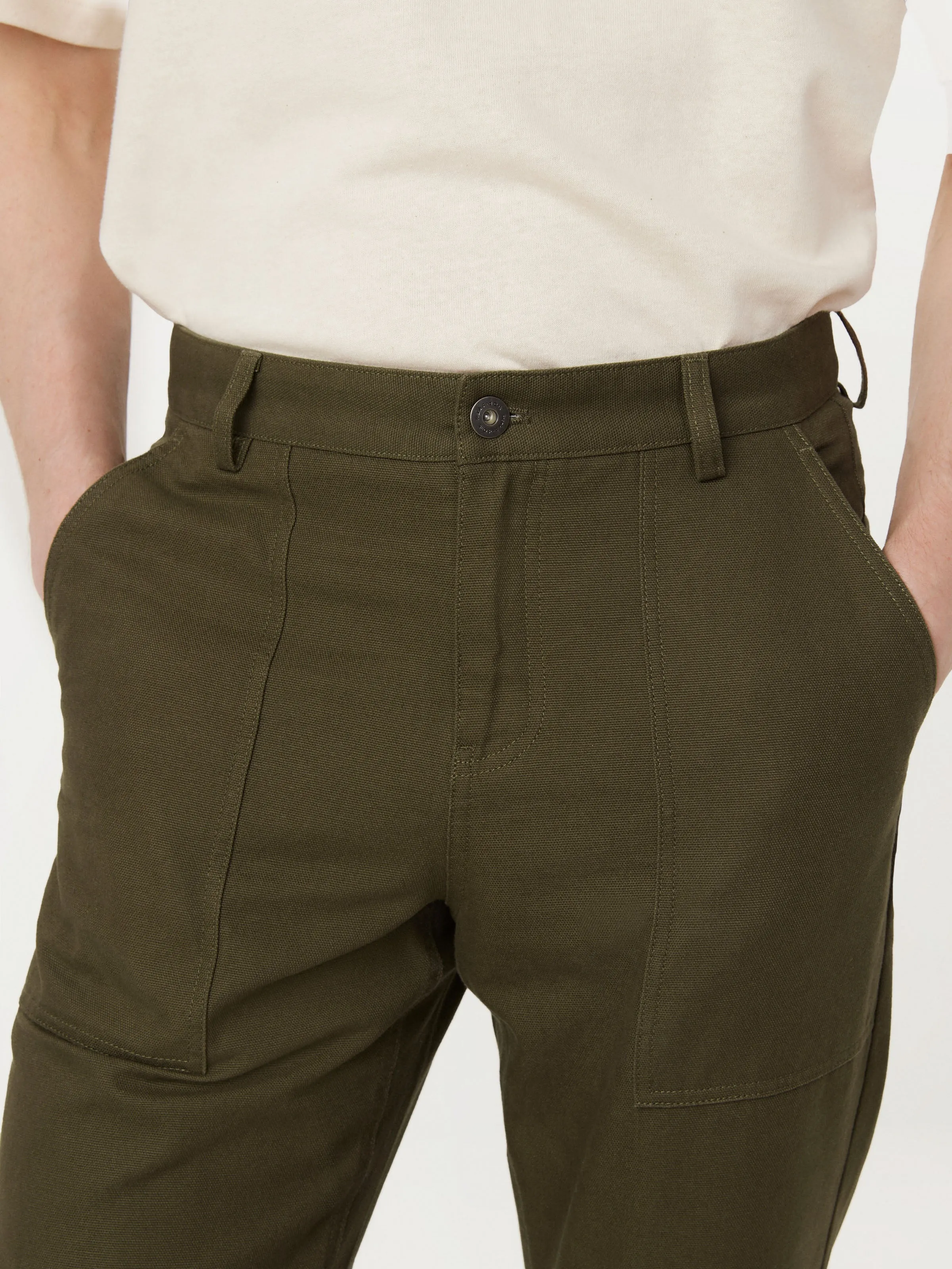 The Joey Fatigue Pant in Green