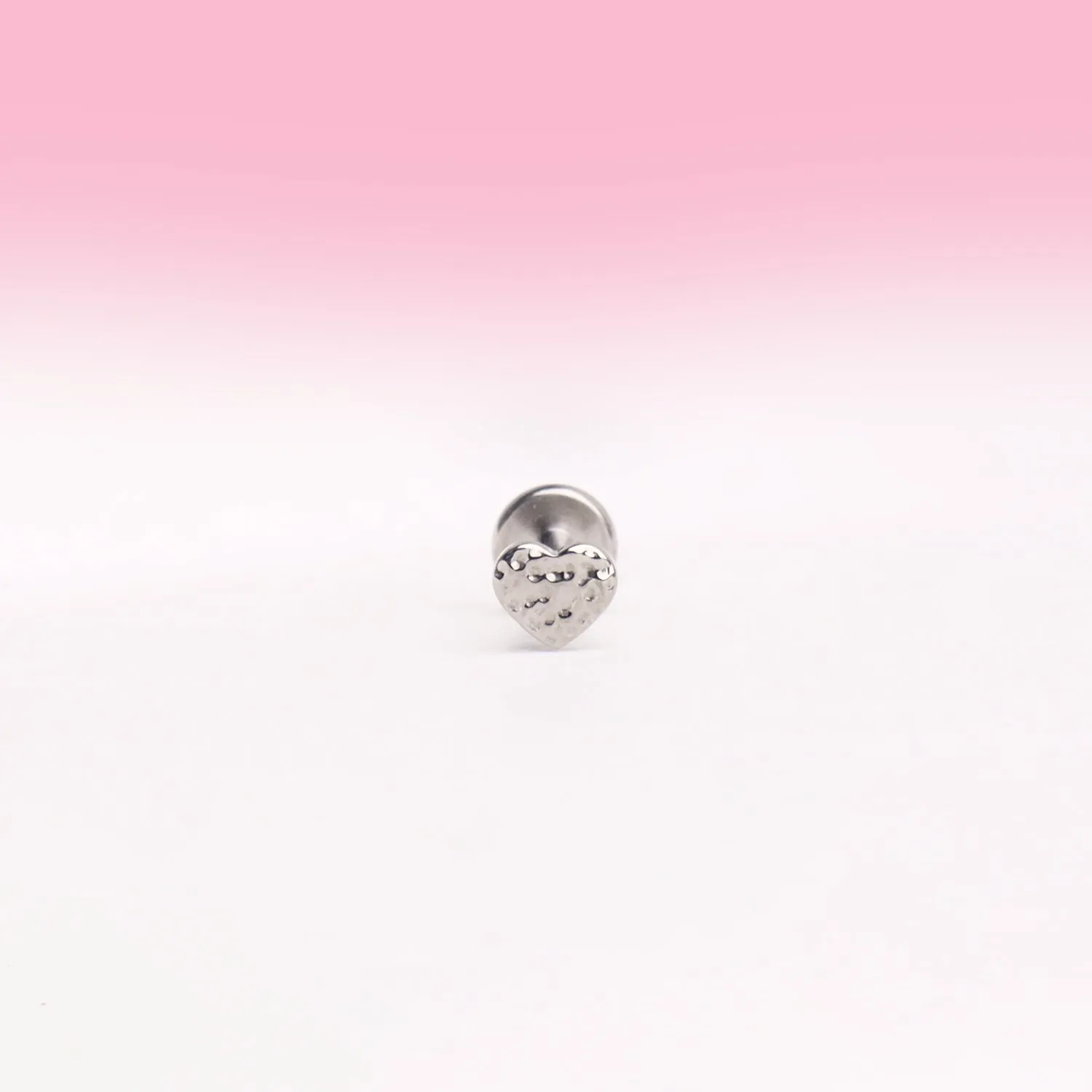 Titanium Heart Stud