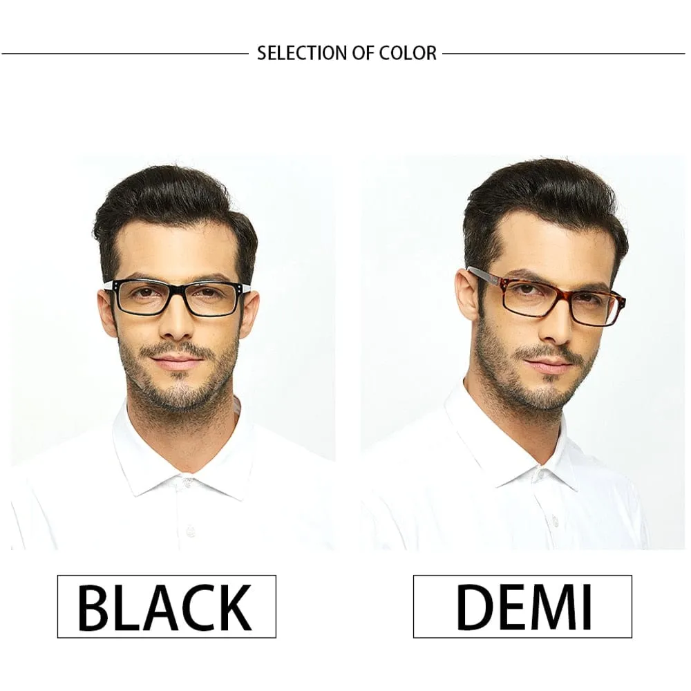 Turezing Classic Spring Hinge  Black Reading Glasses for Men and Women HD Eyeglasses Diopter  0.5 1.0 2.0 3.0 4.0 5.0 6.0