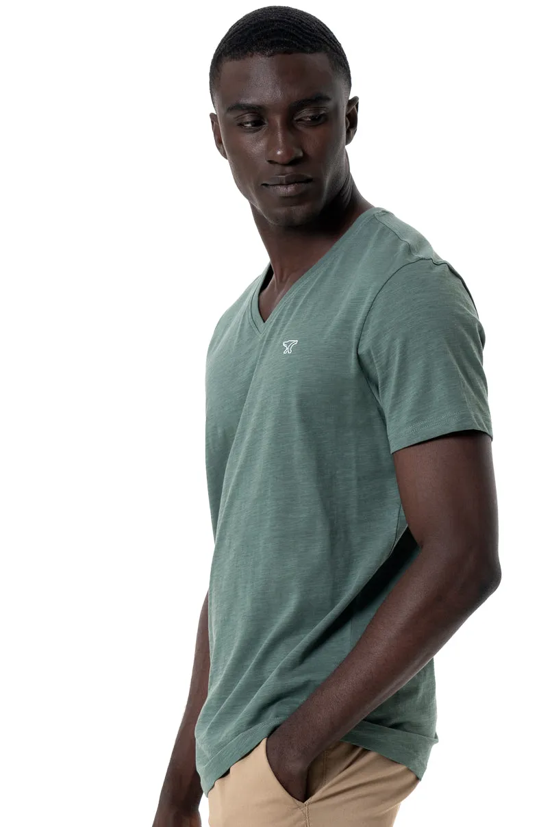 V-Neck T-Shirt _ 145358 _ Fatigue