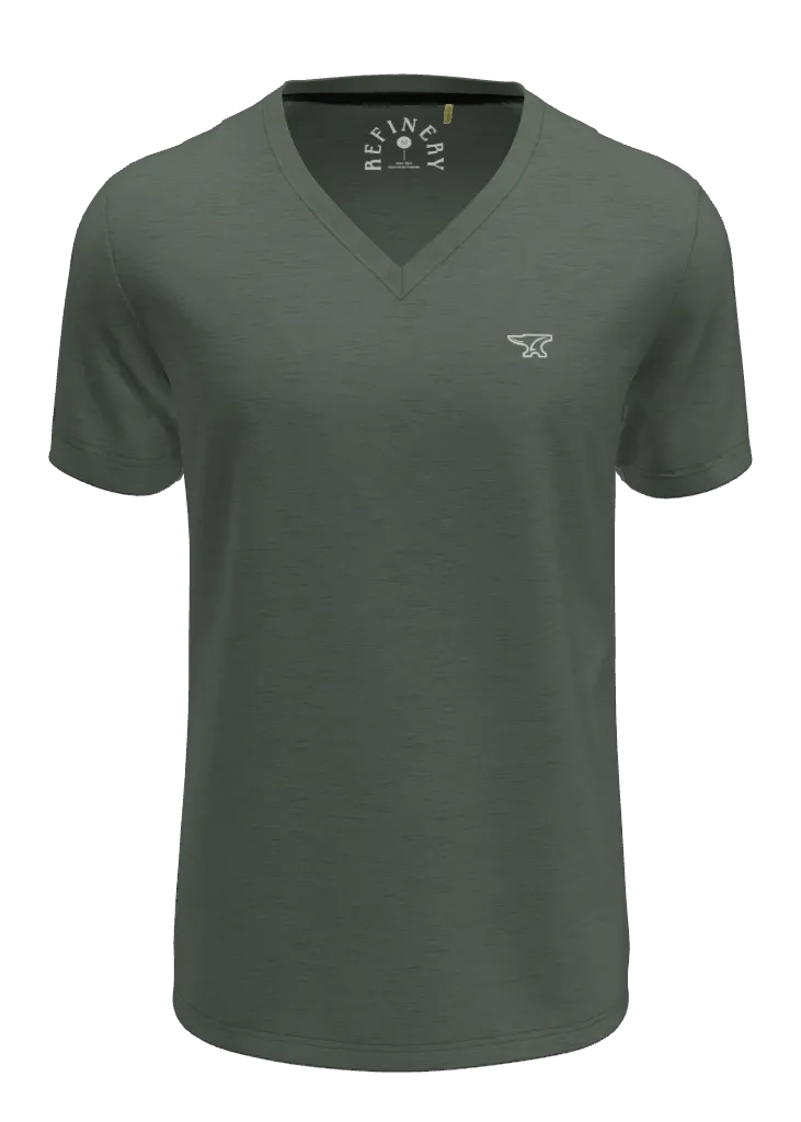 V-Neck T-Shirt _ 145358 _ Fatigue