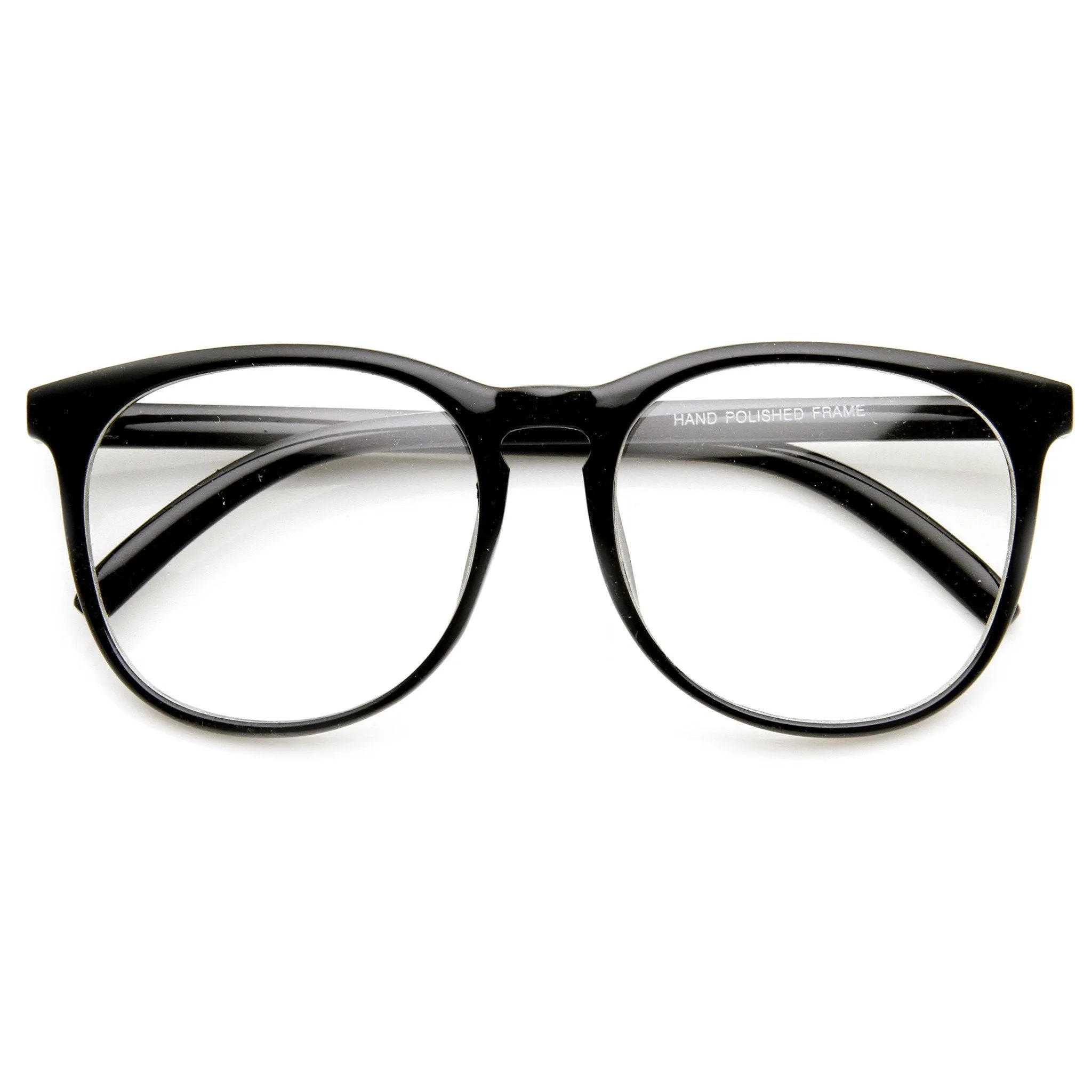 Vintage Inspired Horned Rim Dapper Clear Lens Glasses